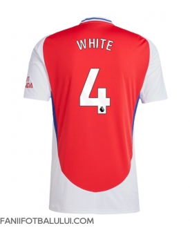 Arsenal Ben White #4 Tricou Fotbal Replică 2024-25 Barbati Acasa